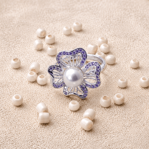 Bague Fleur Argentée - Jawhar Store