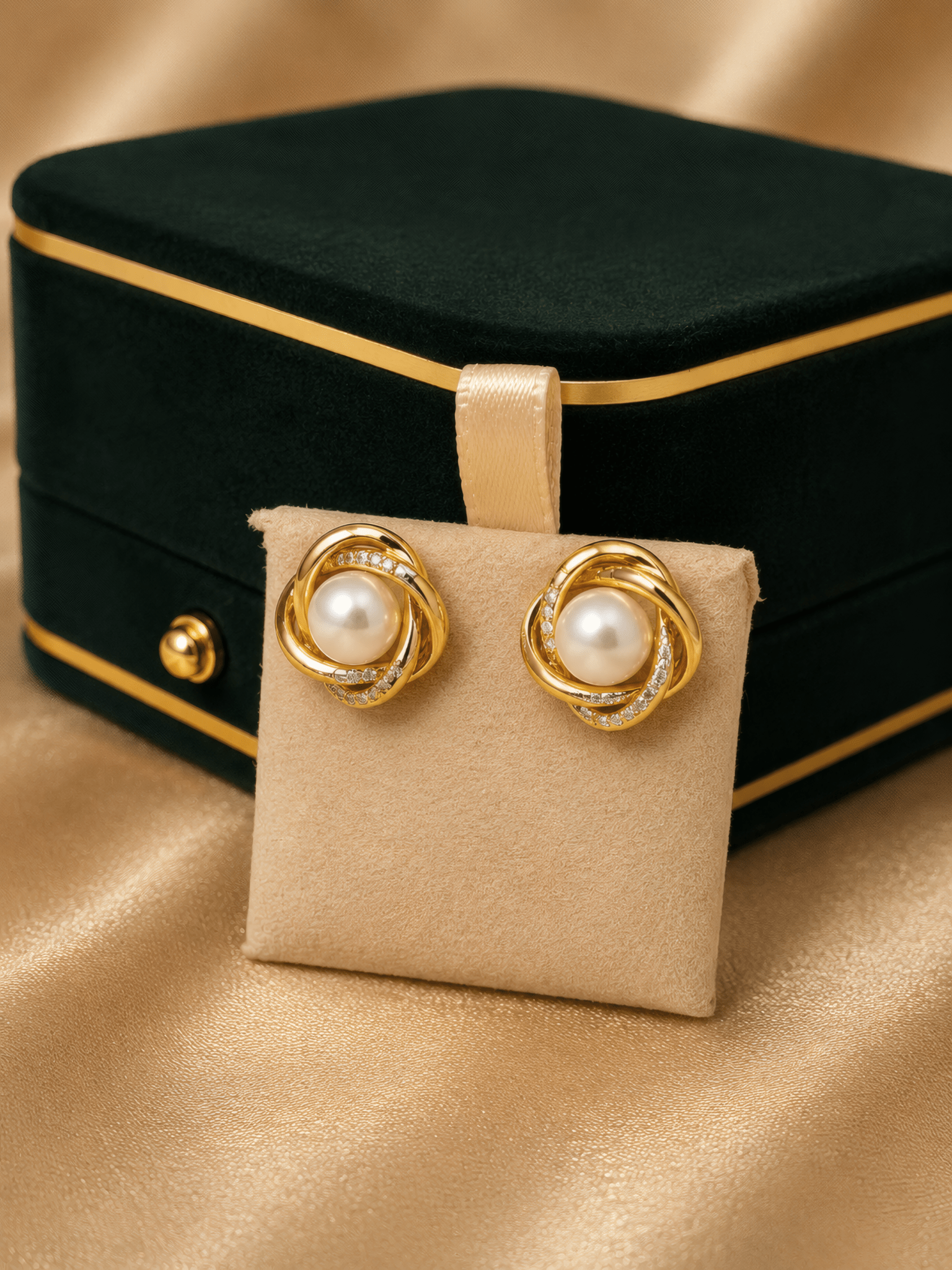 Boucles d'Oreilles Lien - Jawhar Store