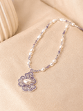 Collier Fleur Baroque - Jawhar Store